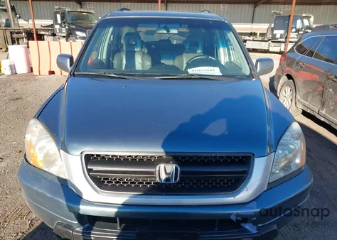 2005 Honda Pilot Ex-L из США, поврежденный, VIN 2HKYF18645H503914